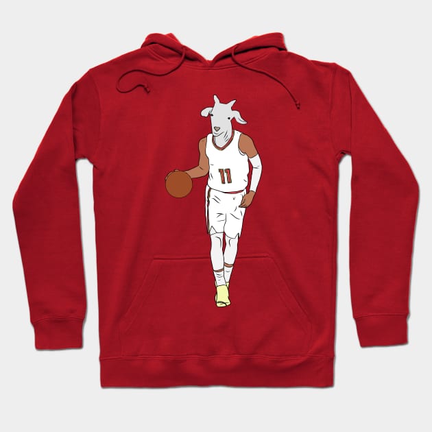 Trae Young, The GOAT Hoodie by rattraptees